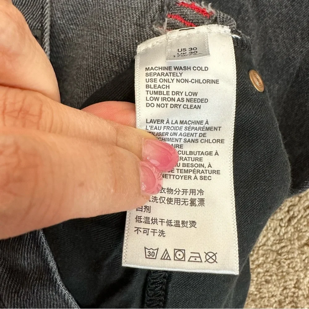 UO BDG High+Wide High Rise Gray Jeans - Picture 6 of 10